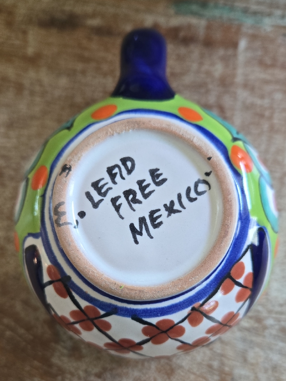 Authentic Talavera Mexico Hand Painted Ceramic Mug Lead-Free Colorful (BIN 010) - Picture 6 of 9